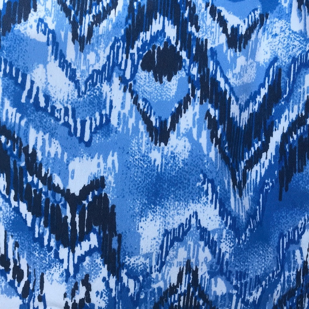 Blue Ikat Print Boutique Jeans - Picture 2 of 3
